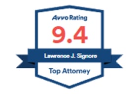 AVVO 9.4 Rating - Lawrence J. Signore - Top Attorney